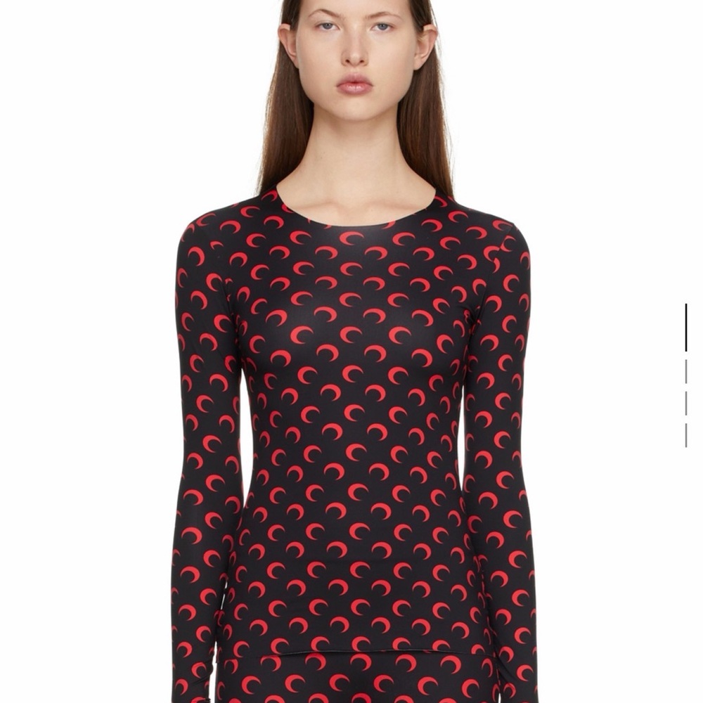 Marine Serre  Moon long Sleeve Top